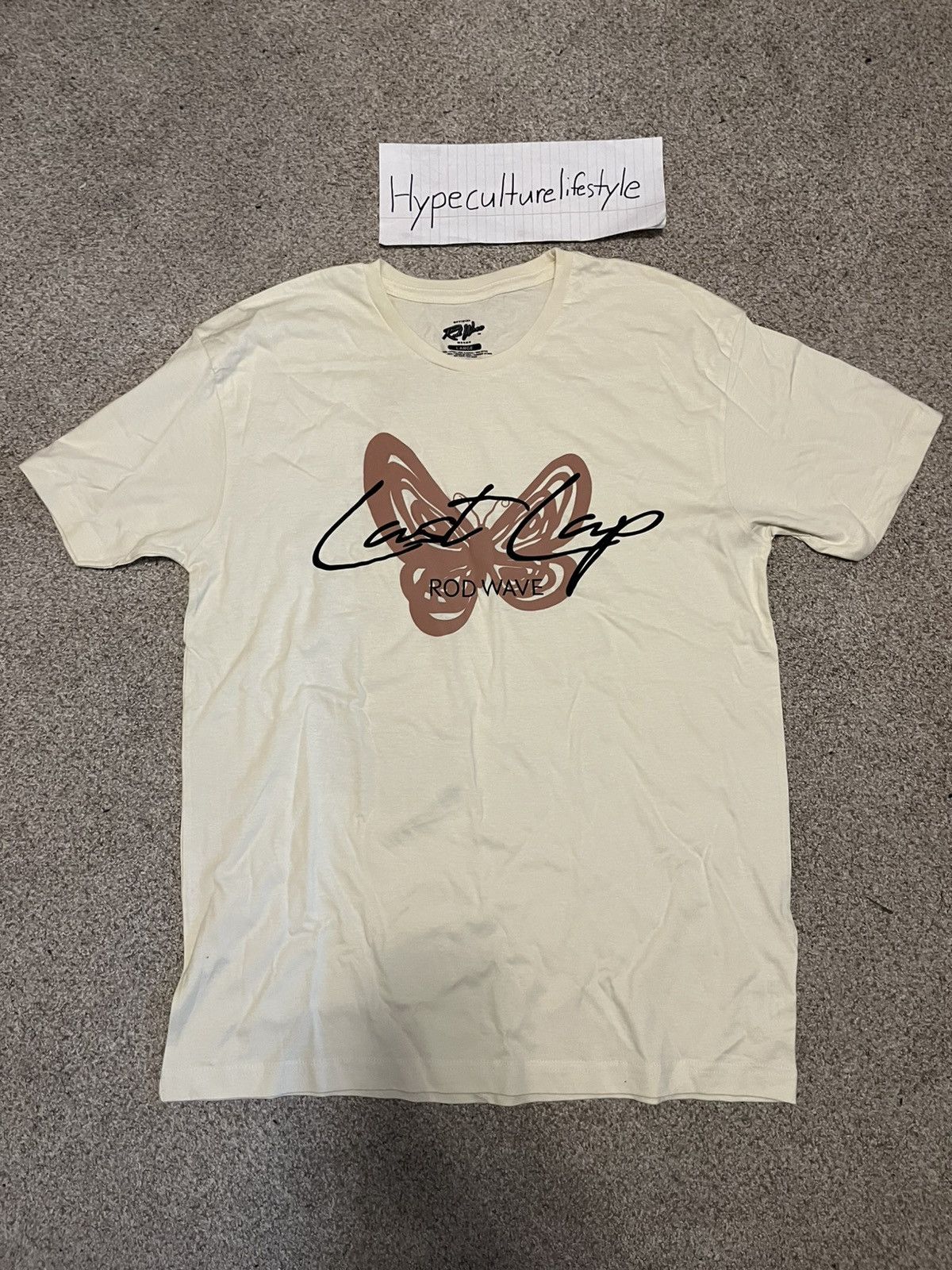 Rap Tees Rod Wave Last Lap Tour T-Shirt Size US L / EU 52-54 / 3 - 1 Thumbnail