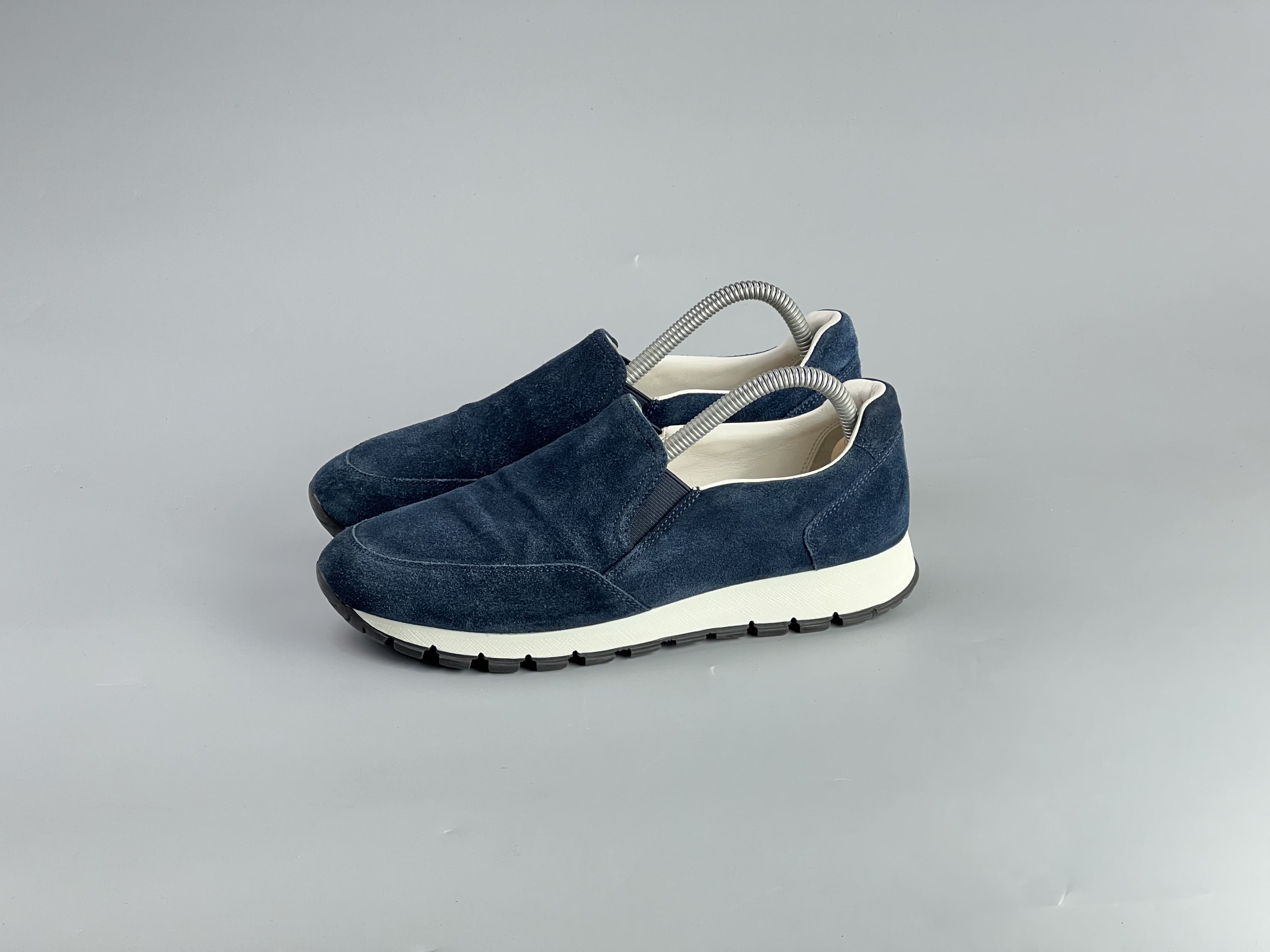 Prada PRADA Women's Suede Mocassins Slip-On Size 38 Size US 8 / IT 38 - 2 Thumbnail