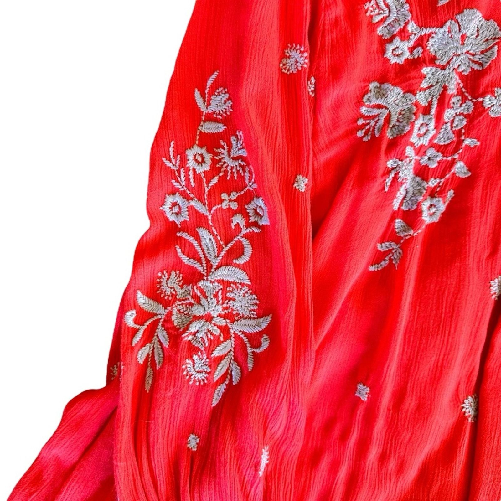 Free People Free People Sweet Tennessee Dress – Red – Size S – EUC Size S / US 4 / IT 40 - 9 Thumbnail