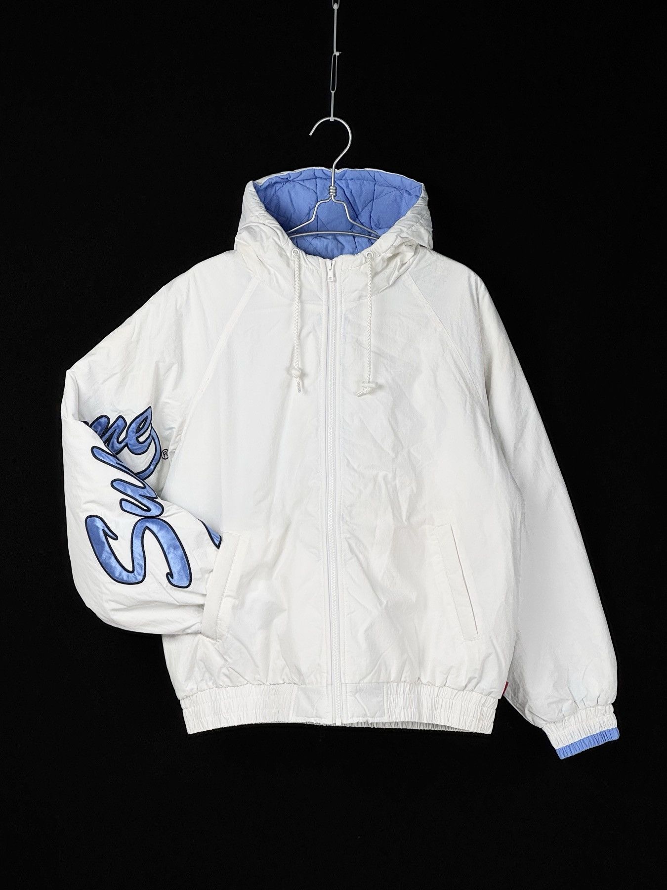Supreme × Umbro Supreme Umbro Hooded Anorak White/Tan Size