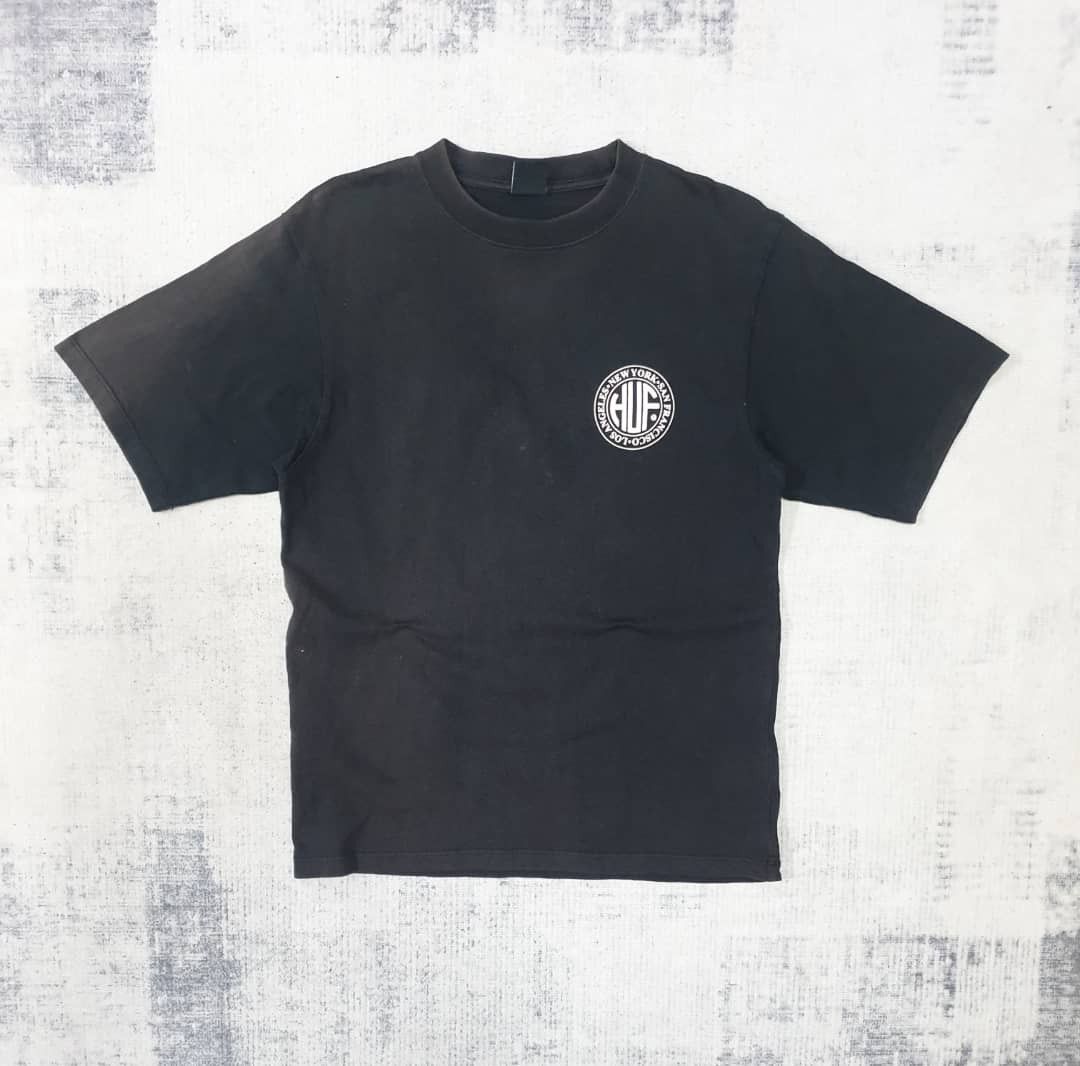 Huf Huf HUFWORLDWIDE Faded black Shirt Size US M / EU 48-50 / 2 - 1 Thumbnail