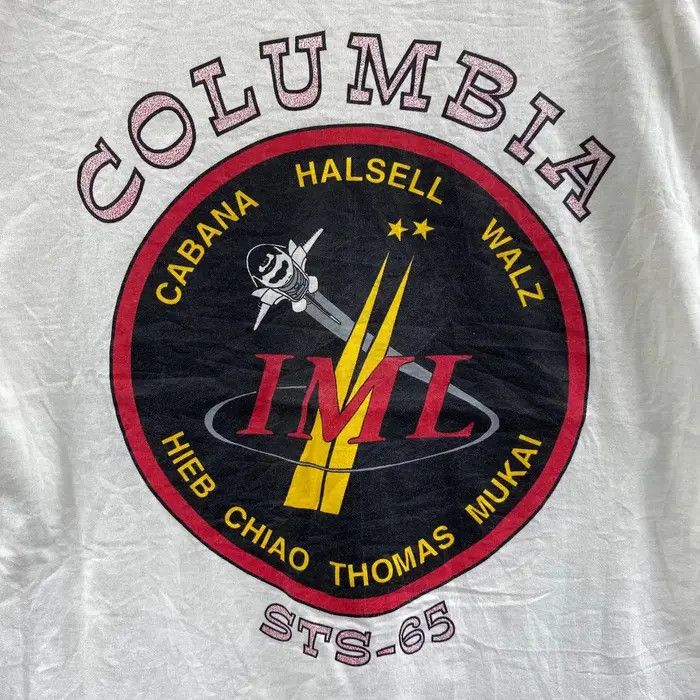 Vintage Vtg 90’ NASA COLUMBIA STS-65 Space Shuttle Tee Shirt Size US M / EU 48-50 / 2 - 5 Thumbnail