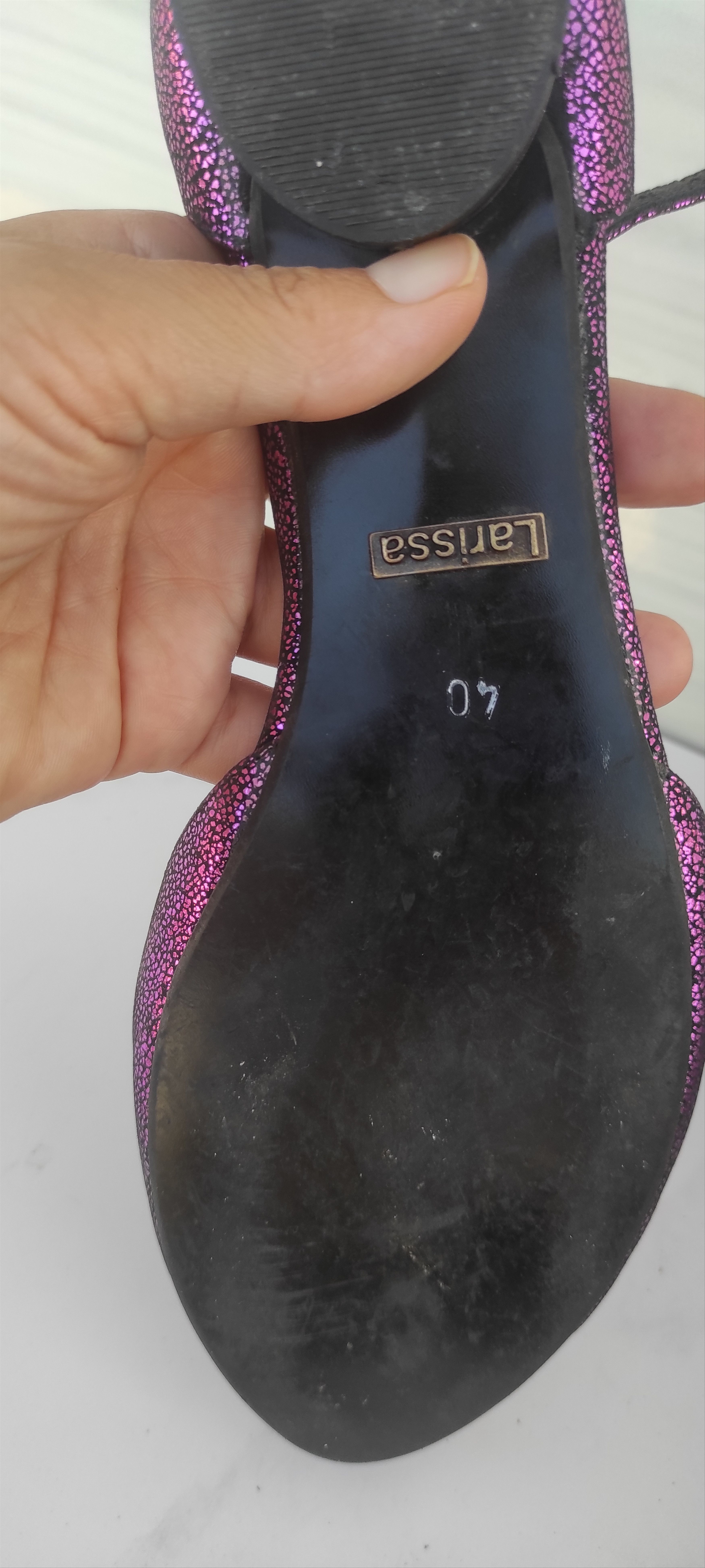 Other Larissa Ballerina Flat Women Sparkling Glitter Shoes Size US 10 / IT 40 - 22 Thumbnail