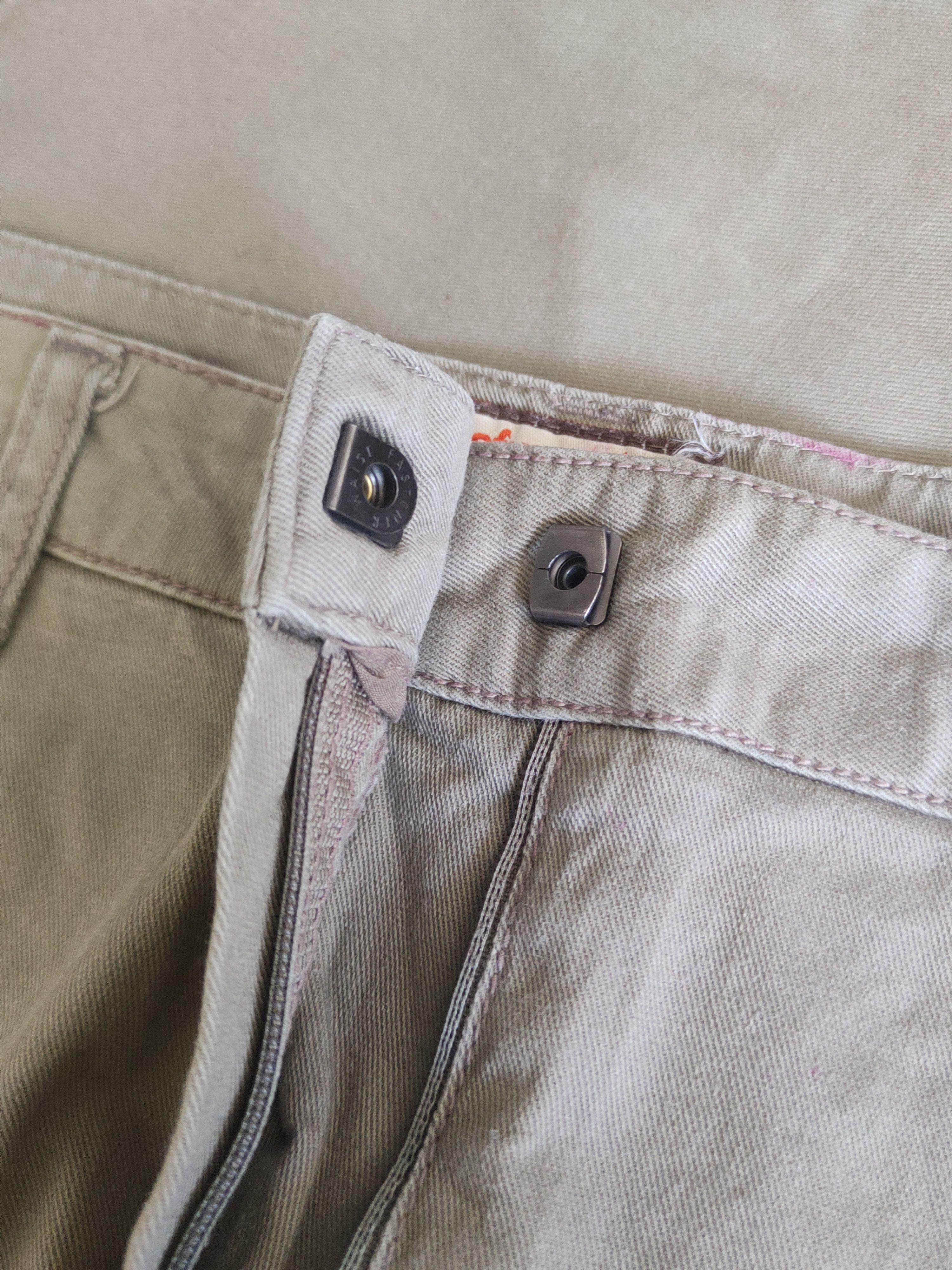Japanese Brand DL Lafuma Olive Multipocket Tactical Cargo Pants #1772 Size 29" - 15 Thumbnail