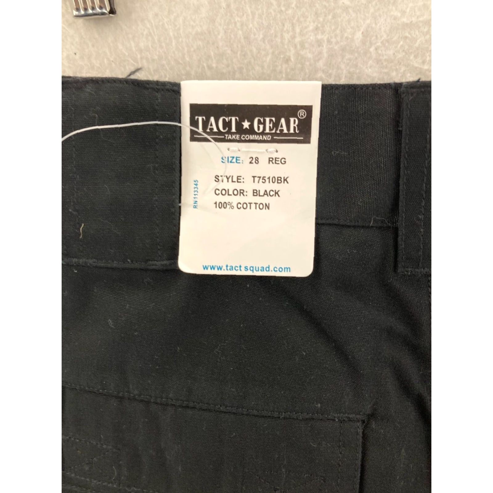 Vintage Tact Gear Pants Mens 28 Reg NWT Black Cargo Pants 31in Inseam Mens Clothing Size US 28 / EU 44 - 7 Thumbnail