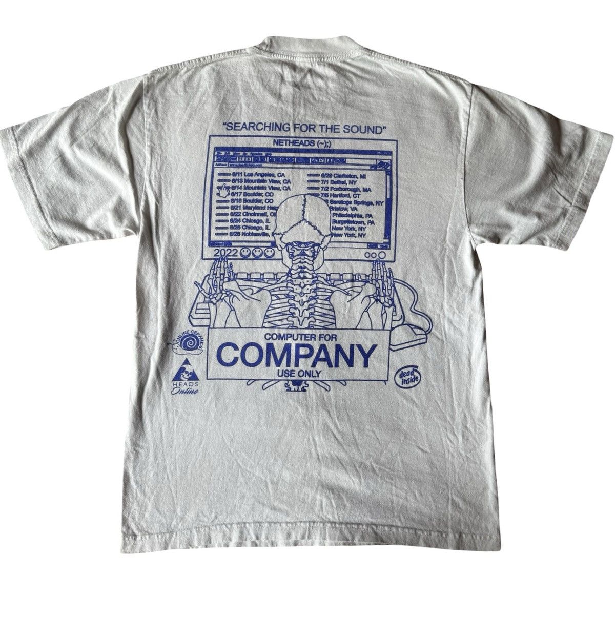 American Apparel × Online Ceramics Online Ceramics Dead & Company Tour Shirt Size US M / EU 48-50 / 2 - 4 Thumbnail