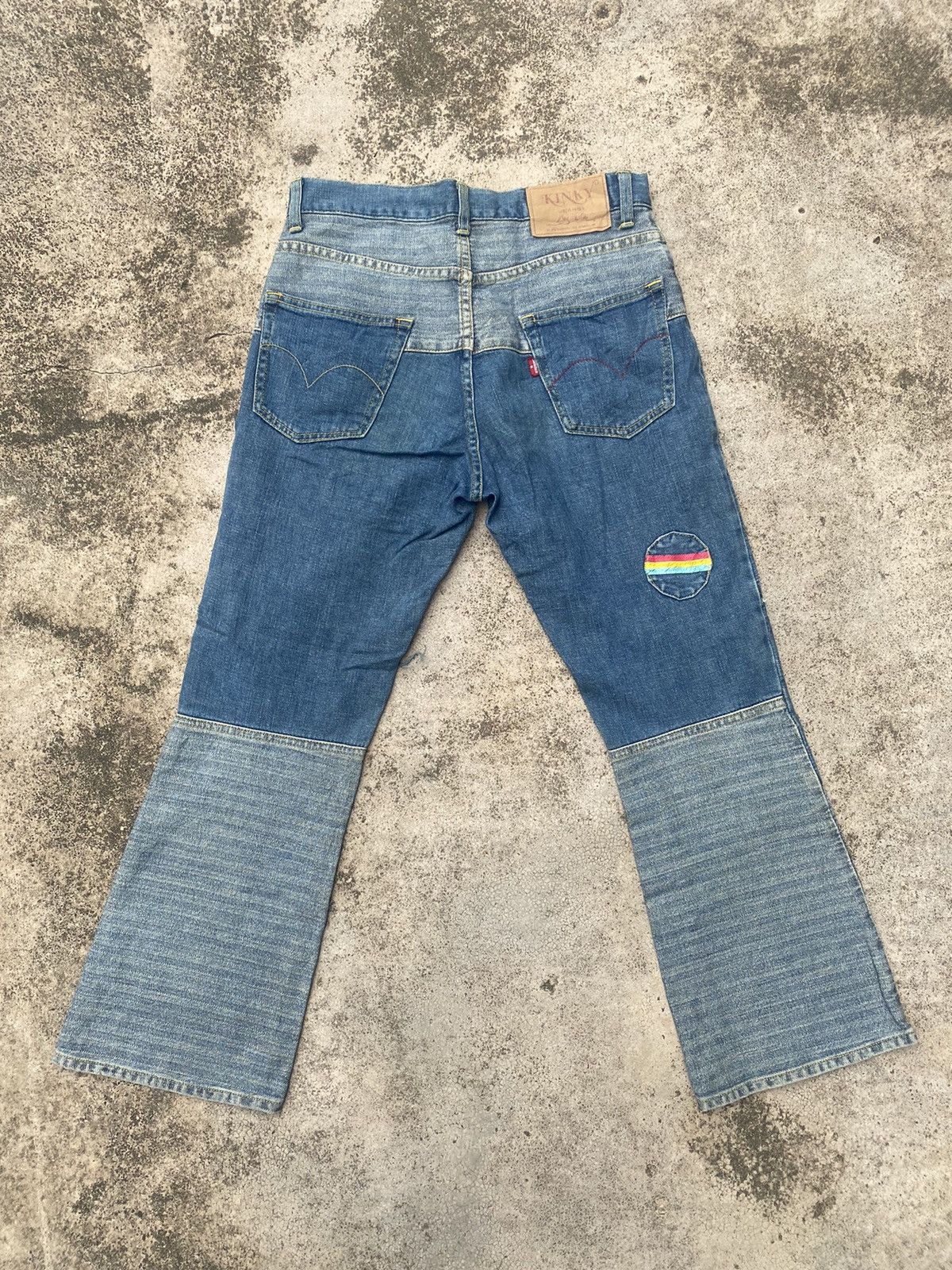 Hysteric Glamour × Japanese Brand Flare Jeans Hysteric Glamour Hagi Patches Bootcut Size US 28 / EU 44 - 14 Thumbnail