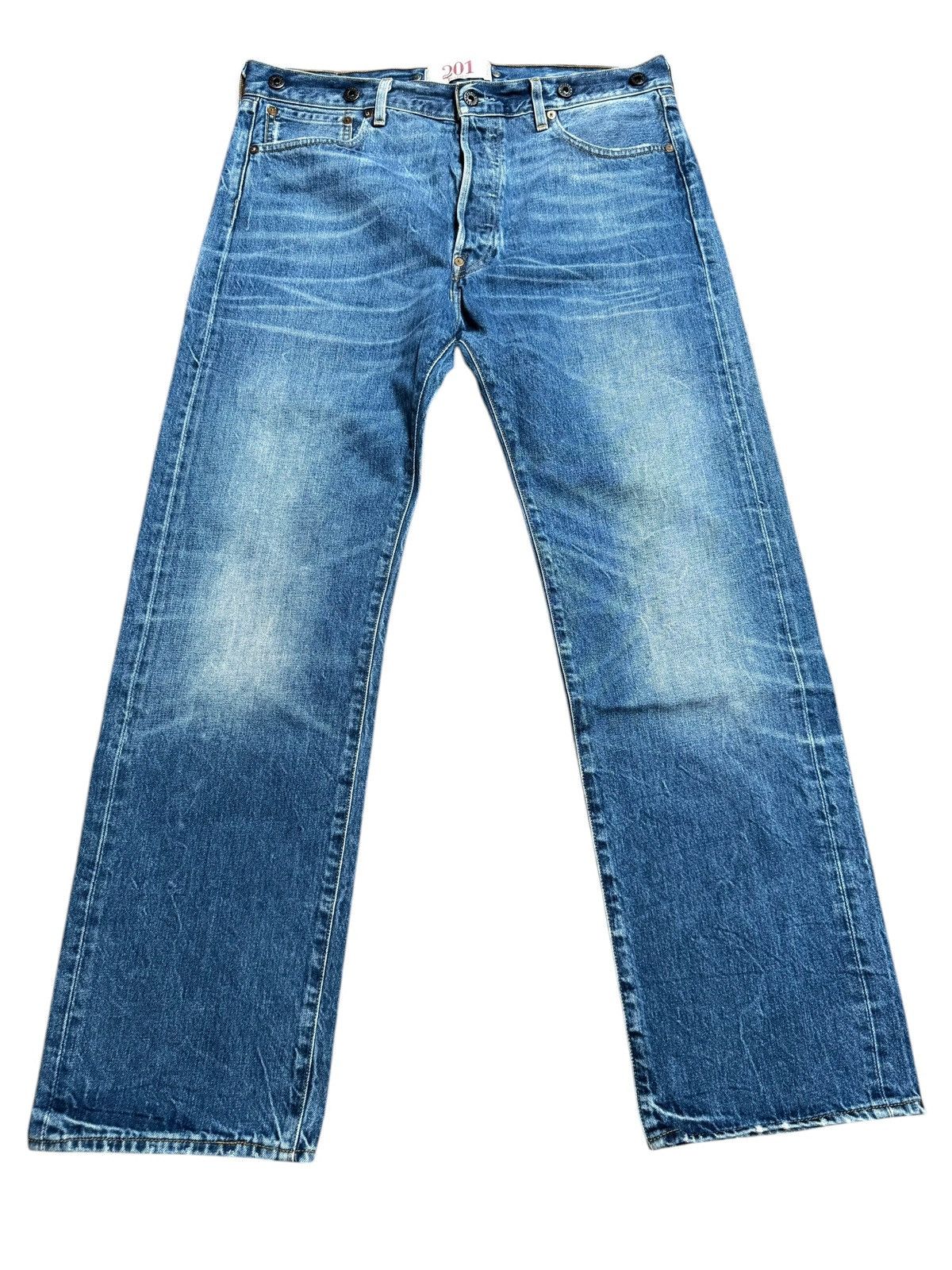 Levi's Authentic Levi’s 201 classic straight jeans 34x32 Size US 34 / EU 50 - 6 Thumbnail