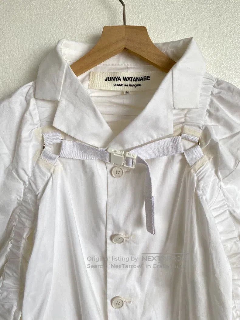 Junya Watanabe Deconstructed White Jacket .
