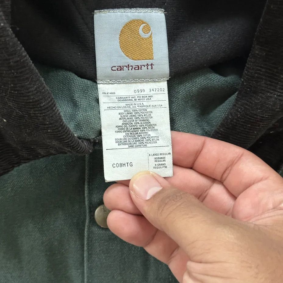 Carhartt Vintage Carhartt C08HTG Chore Barn Blanket Lined Coat Size US XL / EU 56 / 4 - 4 Thumbnail
