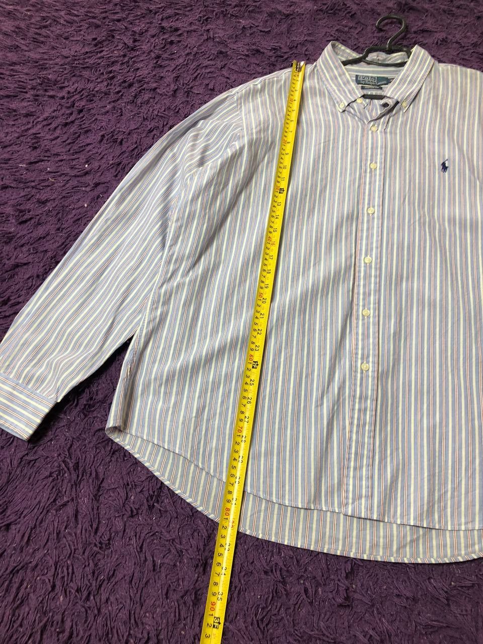 Polo Ralph Lauren Vintage Polo Ralph Lauren Custom Fit Striped Shirt Size XXL Size US XXL / EU 58 / 5 - 9 Thumbnail