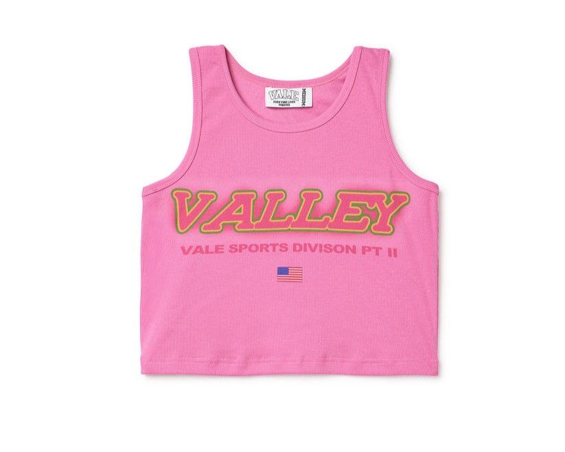 Vale Vale Forever "Valley" Tank Top Pink Size XXL / US 16-18 / IT 52-54 - 1 Preview