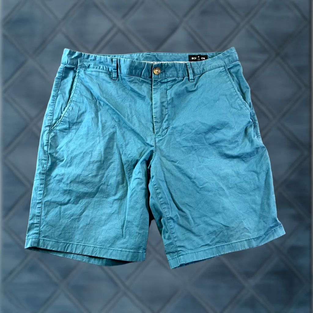 Bonobos Bonobos Shorts Mens 36 Blue Cotton Flat Front Inseam Chino Golf Performance Size US 36 / EU 52 - 1 Thumbnail