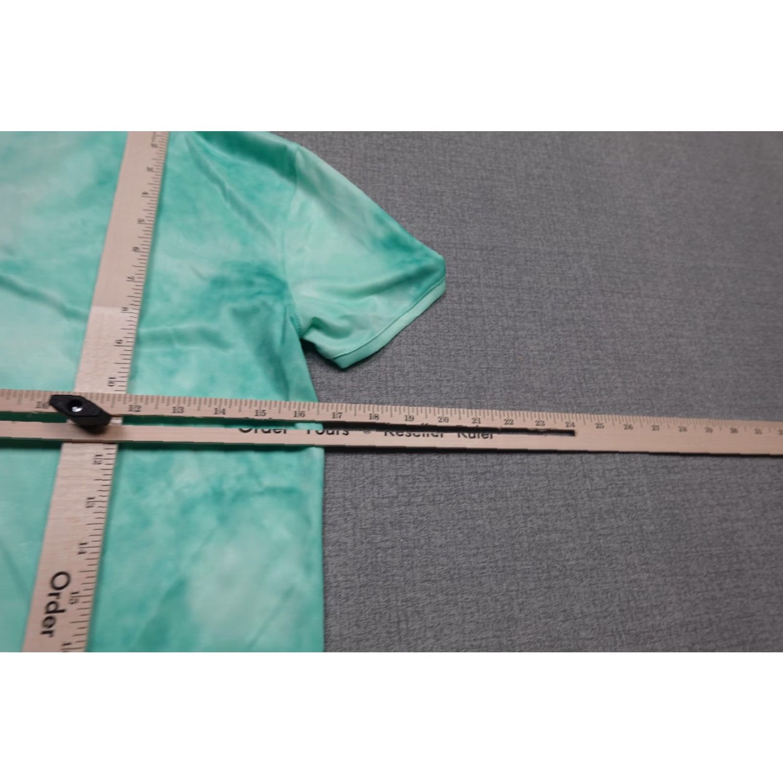 Nike Nike Dri-FIT Polo Womens Small Green Tie Dye Golf Shirt Quick Dry Performance Size S / US 4 / IT 40 - 7 Thumbnail
