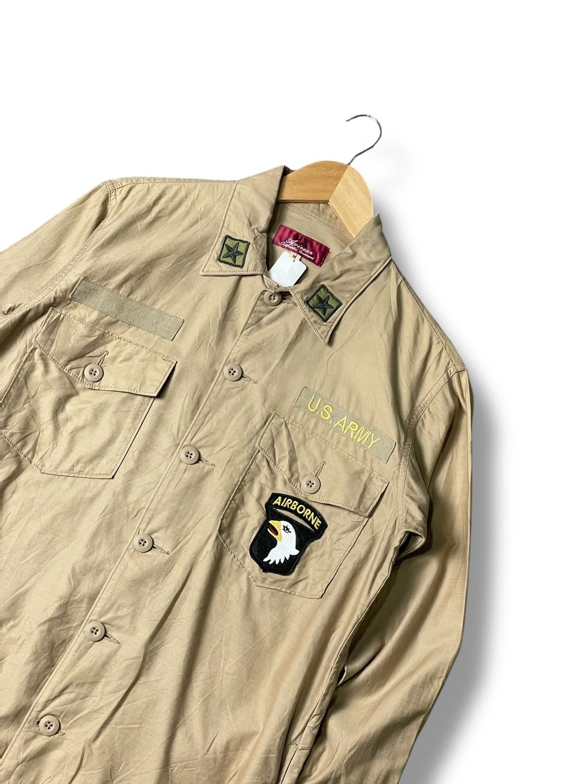 Avirex × Japanese Brand × Vintage AVIREX US ARMY Long Dress Jacket (100) Size M / US 6-8 / IT 42-44 - 2 Thumbnail