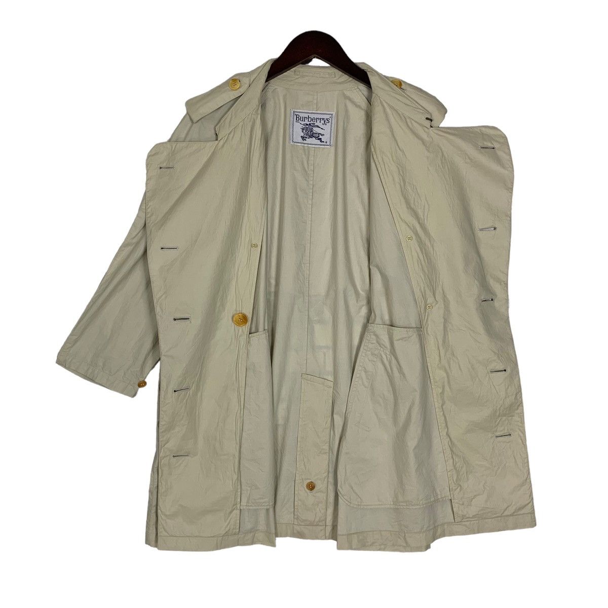 Burberry Vintage Burberry London Designer Luxury Overcoat For Women Size M / US 6-8 / IT 42-44 - 6 Thumbnail