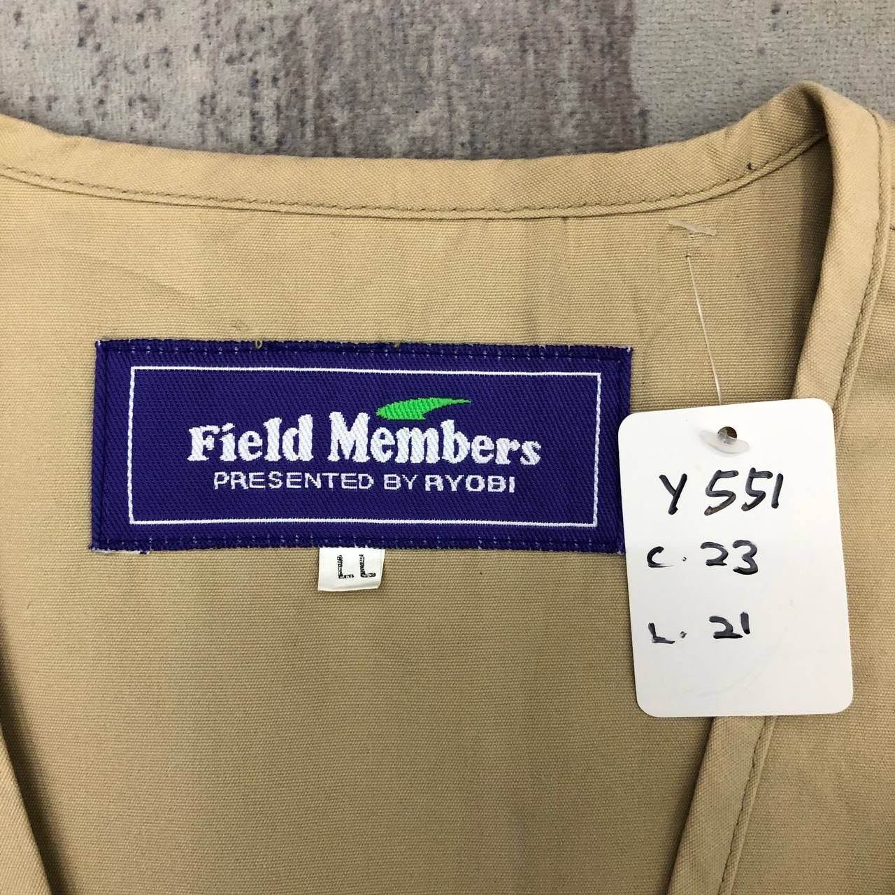 Japanese Brand Y551 FIELD MEMBERS BY RYOBI TACTICAL VESTS Size US XXL / EU 58 / 5 - 6 Thumbnail