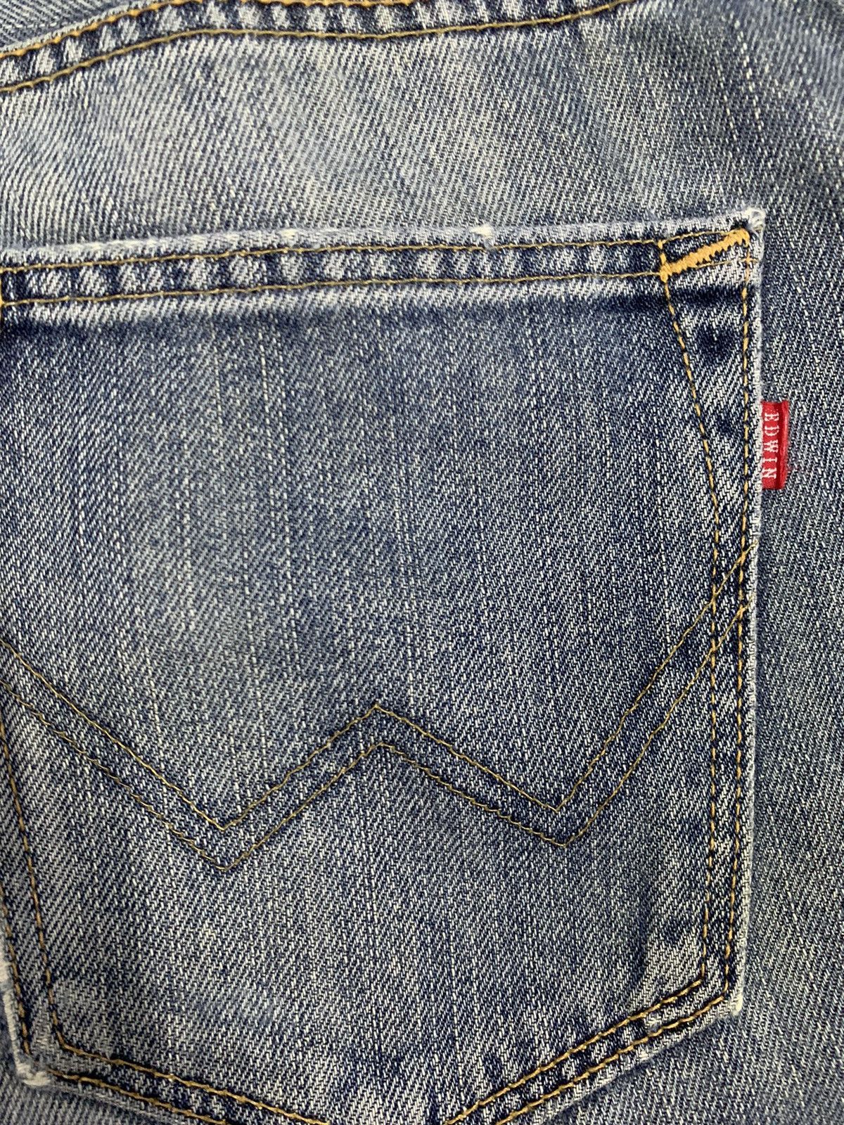 Edwin Vintage Edwin 404 Straight Leg Distressed Grunge Jeans Size US 31 - 13 Thumbnail