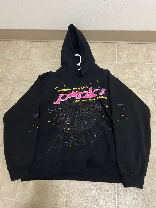 Spider Worldwide Sp5der P*NK Hoodie | Grailed