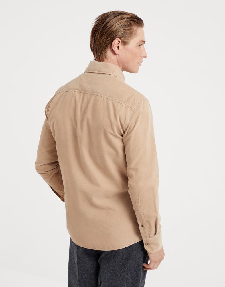Brunello Cucinelli o1w1db10925 Shirt in Brown Size US L / EU 52-54 / 3 - 4 Thumbnail