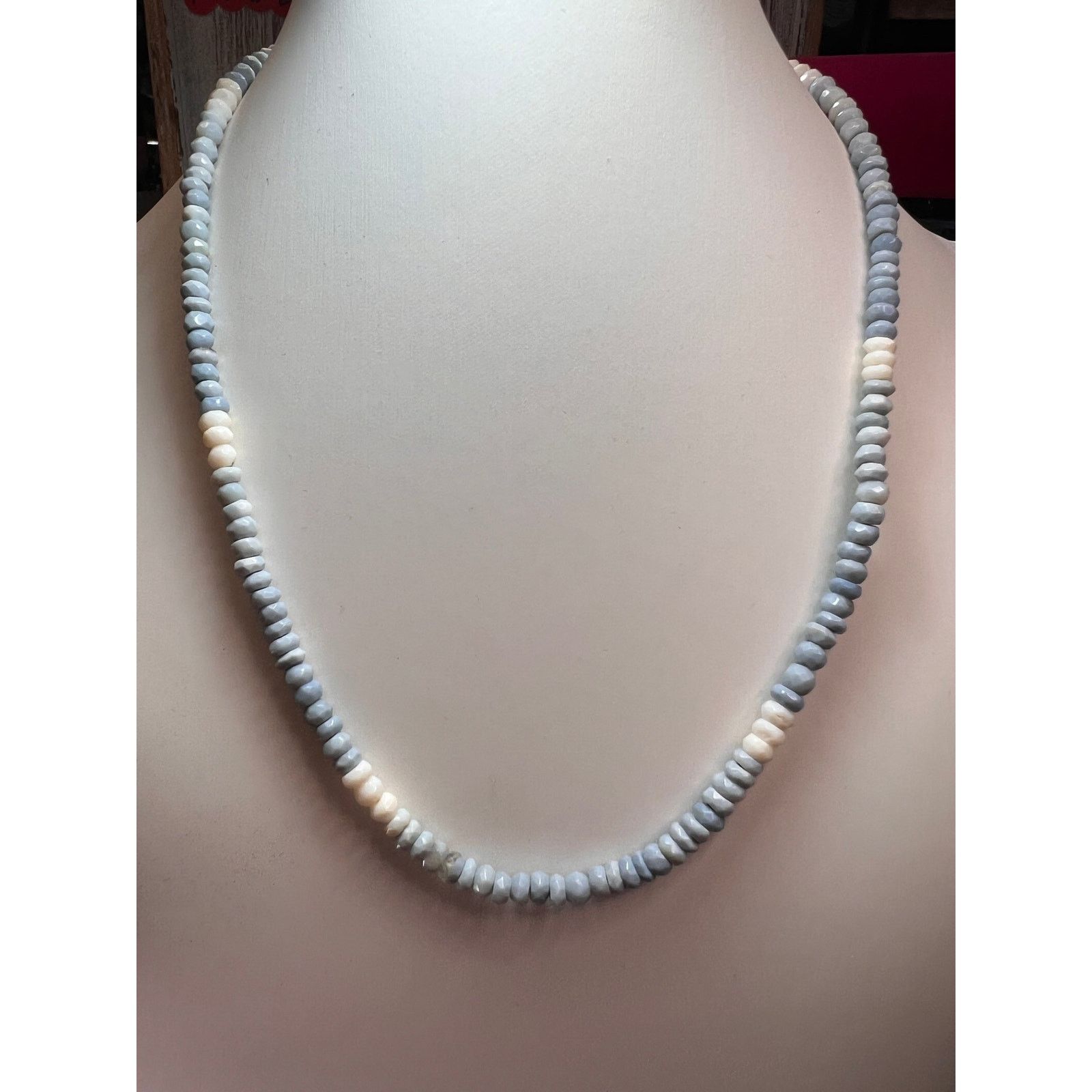Other Shaded blue opal necklace with sterling silver clasp Size ONE SIZE - 9 Thumbnail
