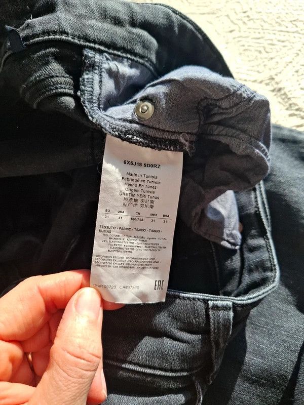 Armani Armani Jeans Dahlia jeans size 31 black Size 31" - 5 Thumbnail
