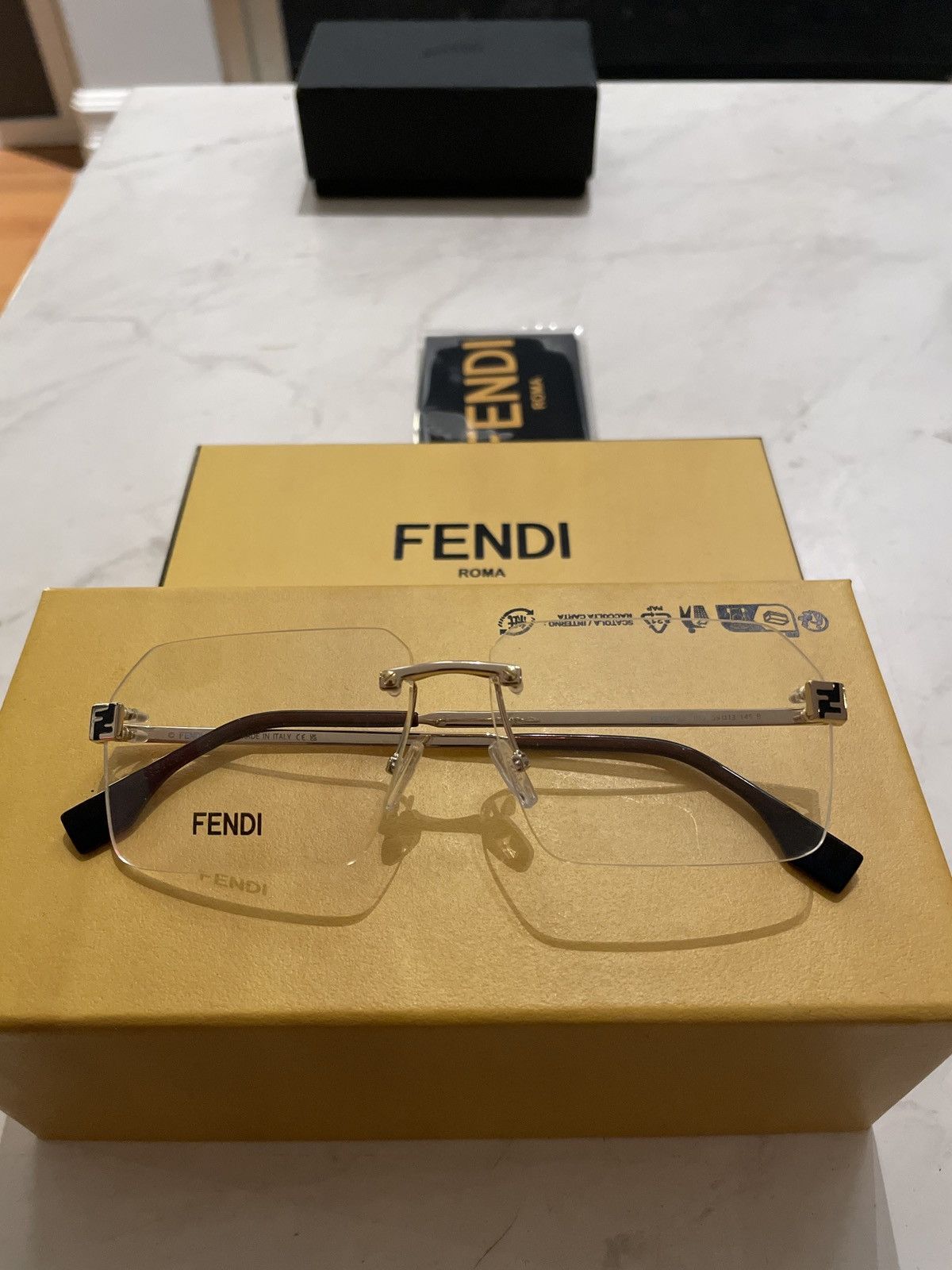 Fendi FENDI CLEAR GLASSES Size ONE SIZE - 1 Thumbnail