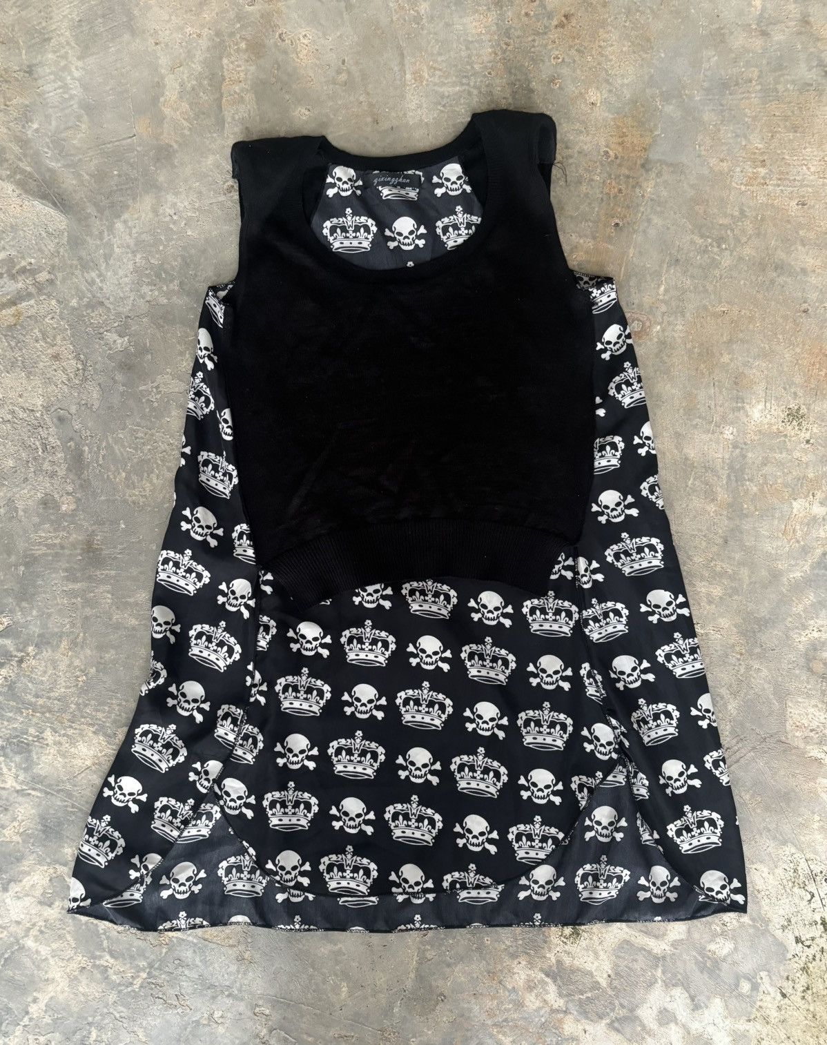 トップス 00s ifsixwasnine shamballa tank top y2k Hysteric Glamour Y2k Cornflake Ifsixwasnine Punk Style Tank Tops
