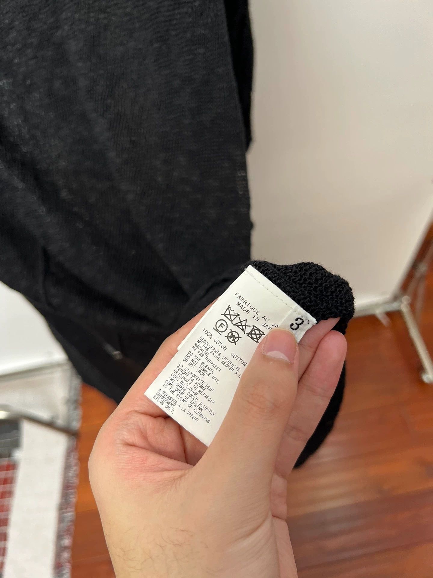 Yohji Yamamoto Yohji Yamamoto 23ss Cape V-neck Asymmetric Button Knit 3 Size L / US 10 / IT 46 - 7 Thumbnail
