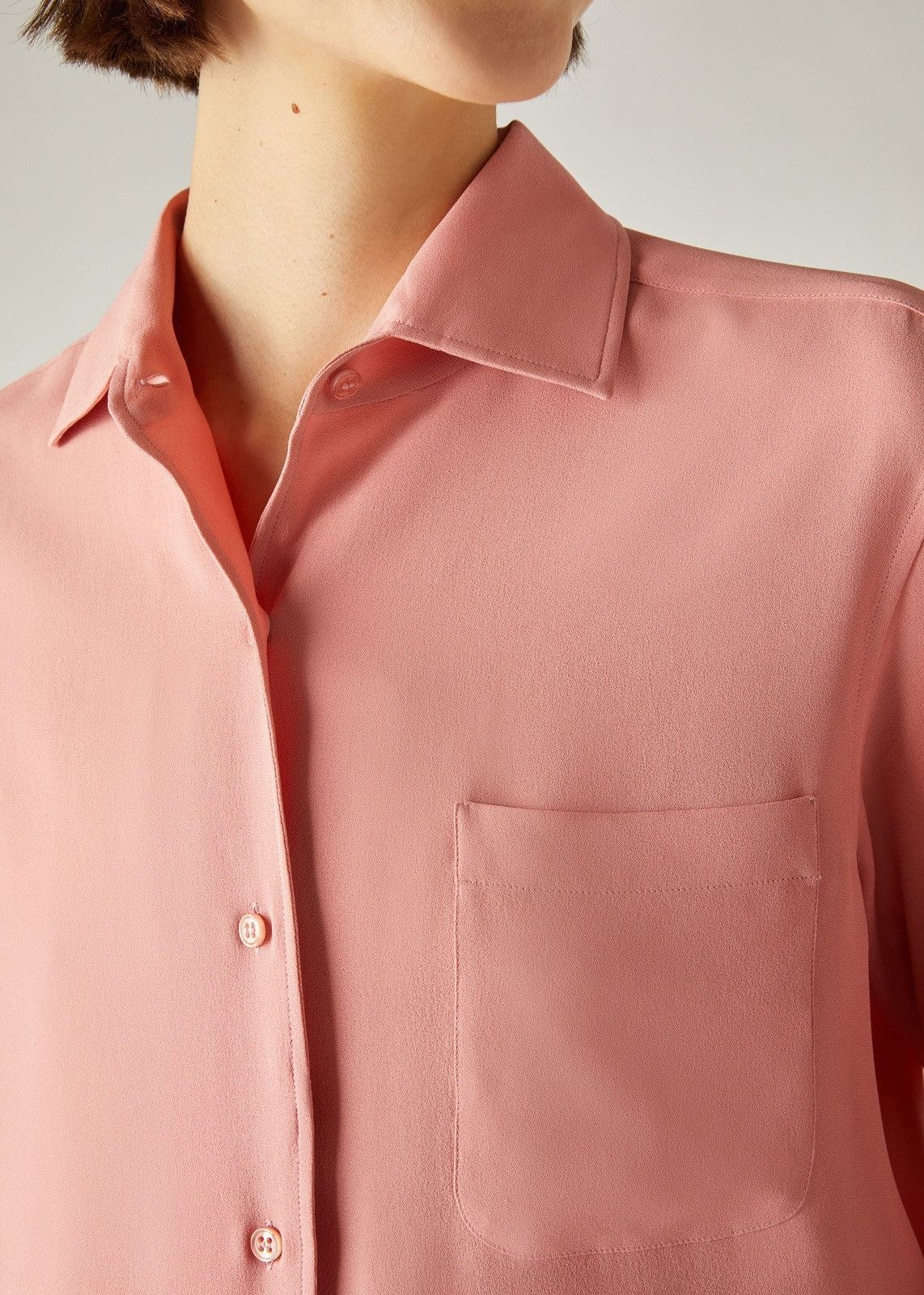 Loro Piana o1srvl11e0825 FAM8851 Neo Andrè Shirt in Pink Size S / US 4 / IT 40 - 4 Thumbnail