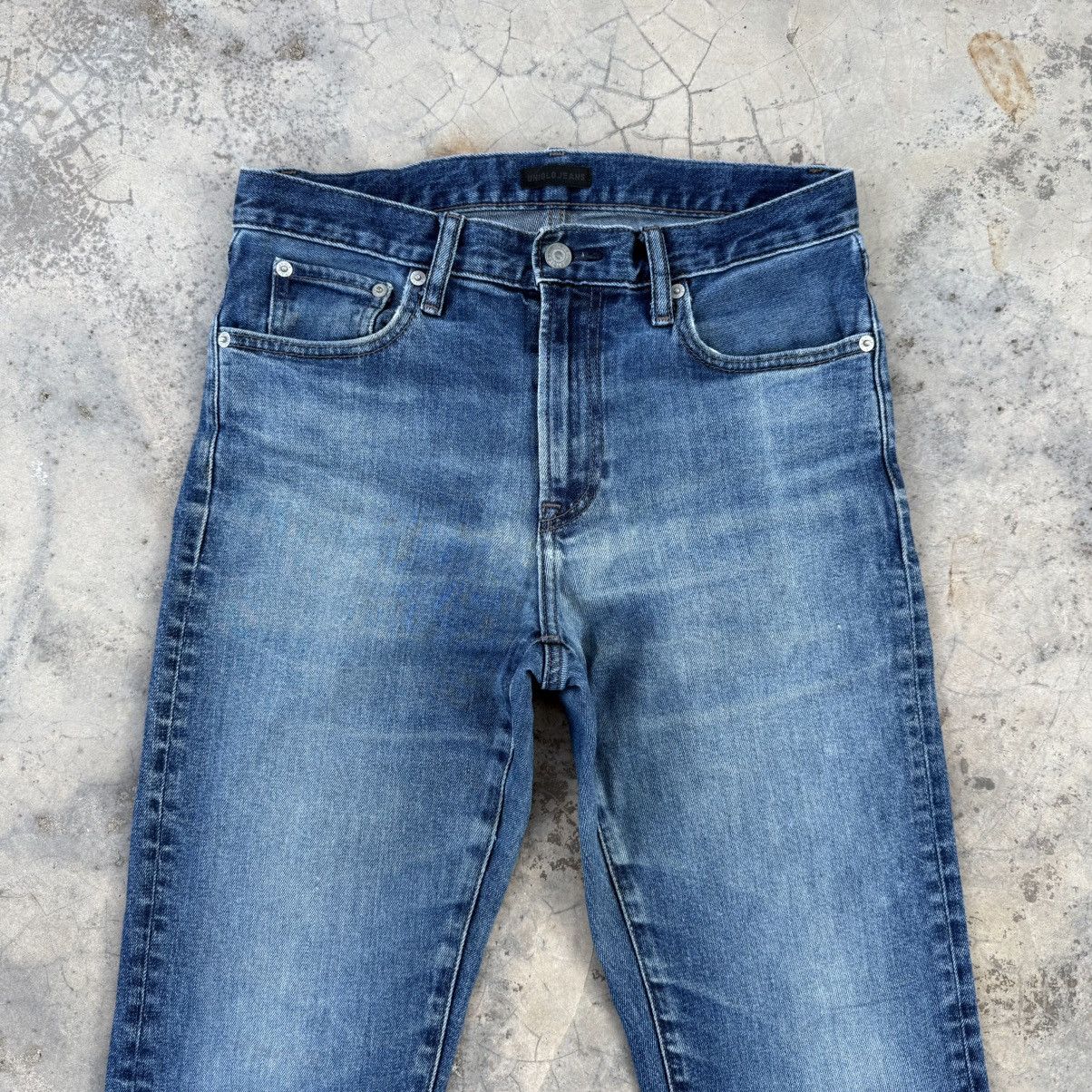Japanese Brand VINTAGE JAPANESE SKINNY FADED JEANS DENIM PANTS Size US 31 - 2 Thumbnail
