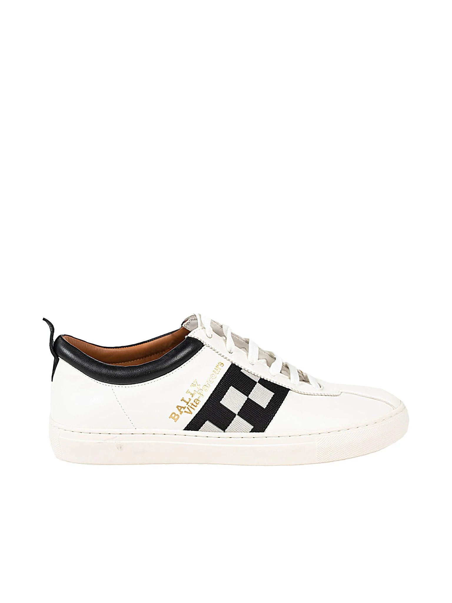 Bally o1y1224 Low-Top Sneakers in White/Black Size US 6.5 / EU 39-40 - 1 Thumbnail