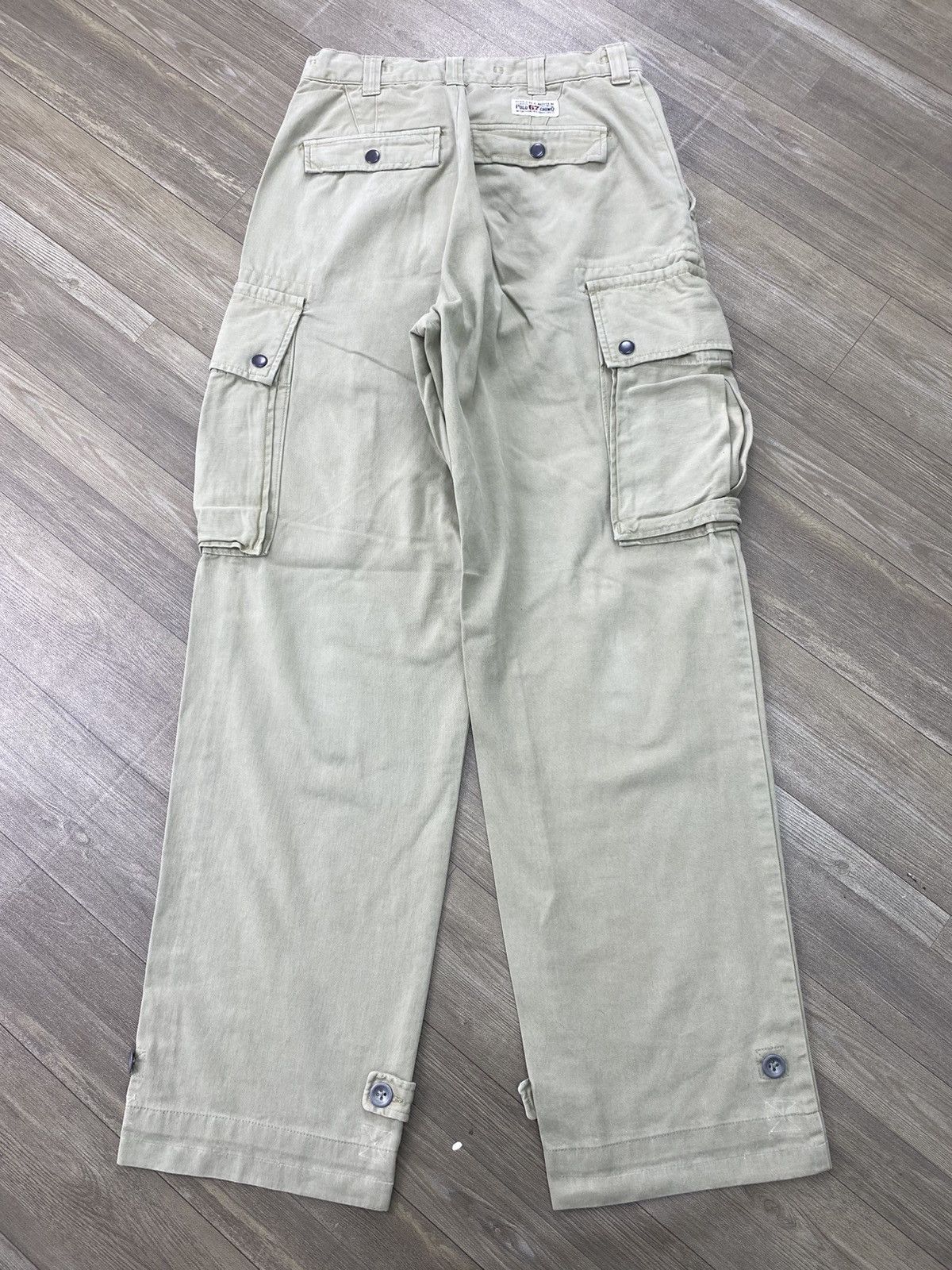 Polo Ralph Lauren Vintage Polo Ralph Lauren Baggy Military 3D Cargo Pants Size US 27 - 17 Thumbnail