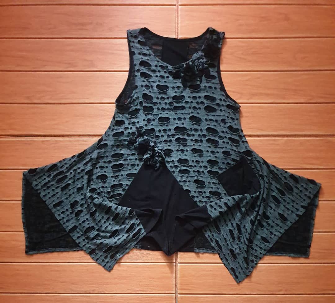 Japanese Brand Harajuku punk gothic distressed Blousses Size M / US 6-8 / IT 42-44 - 6 Thumbnail
