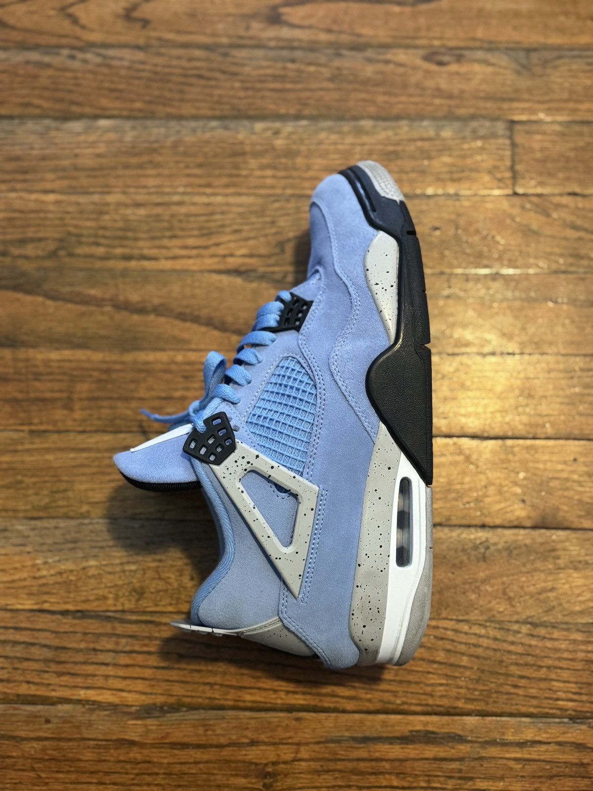 Jordan Brand × Nike JORDAN 4 RETRO UNIVERSITY UNC BLUES Size US 11.5 / EU 44-45 - 19 Thumbnail