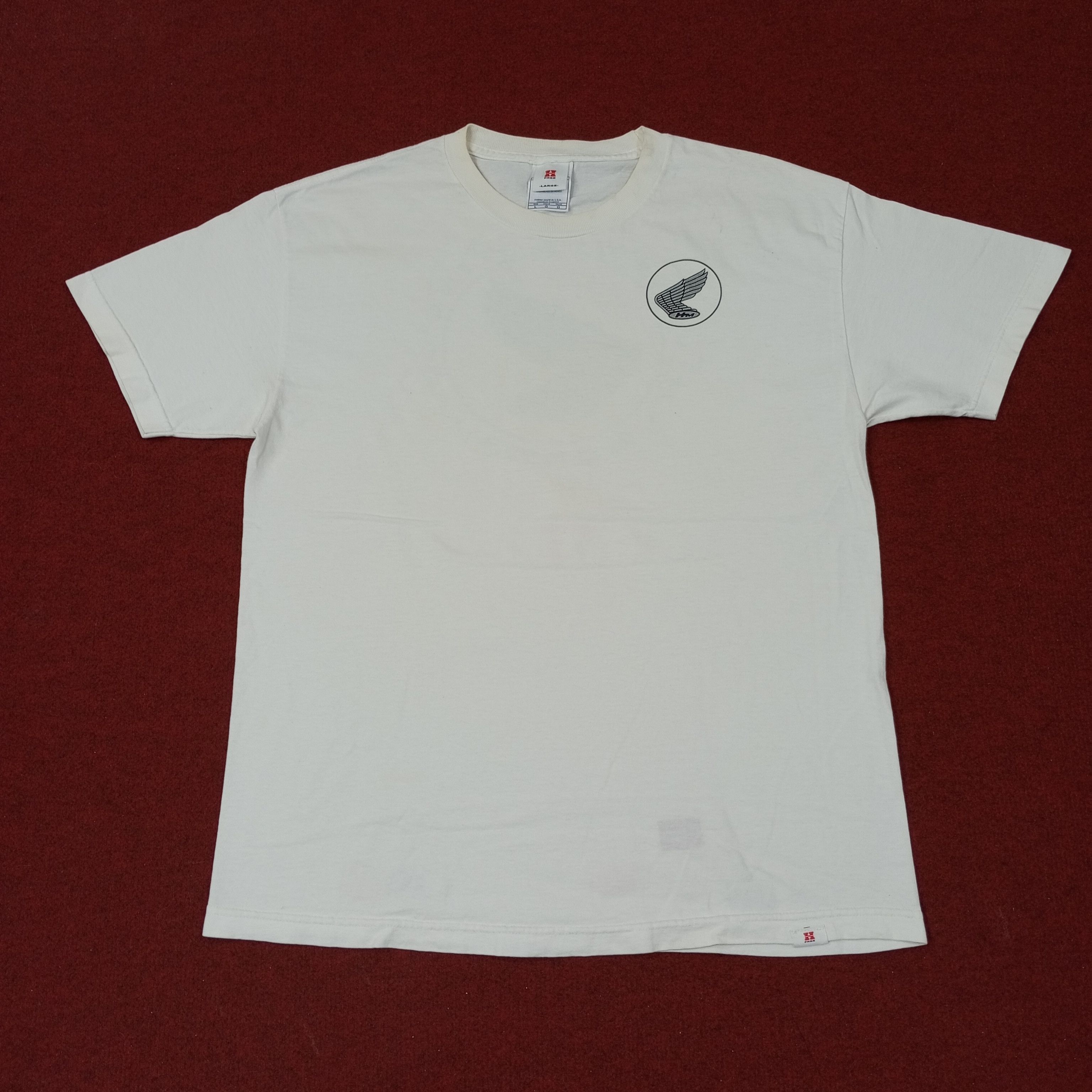 Honda Honda History Of Wings Japanese Brand Tshirt c223n52 Size US L / EU 52-54 / 3 - 3 Thumbnail