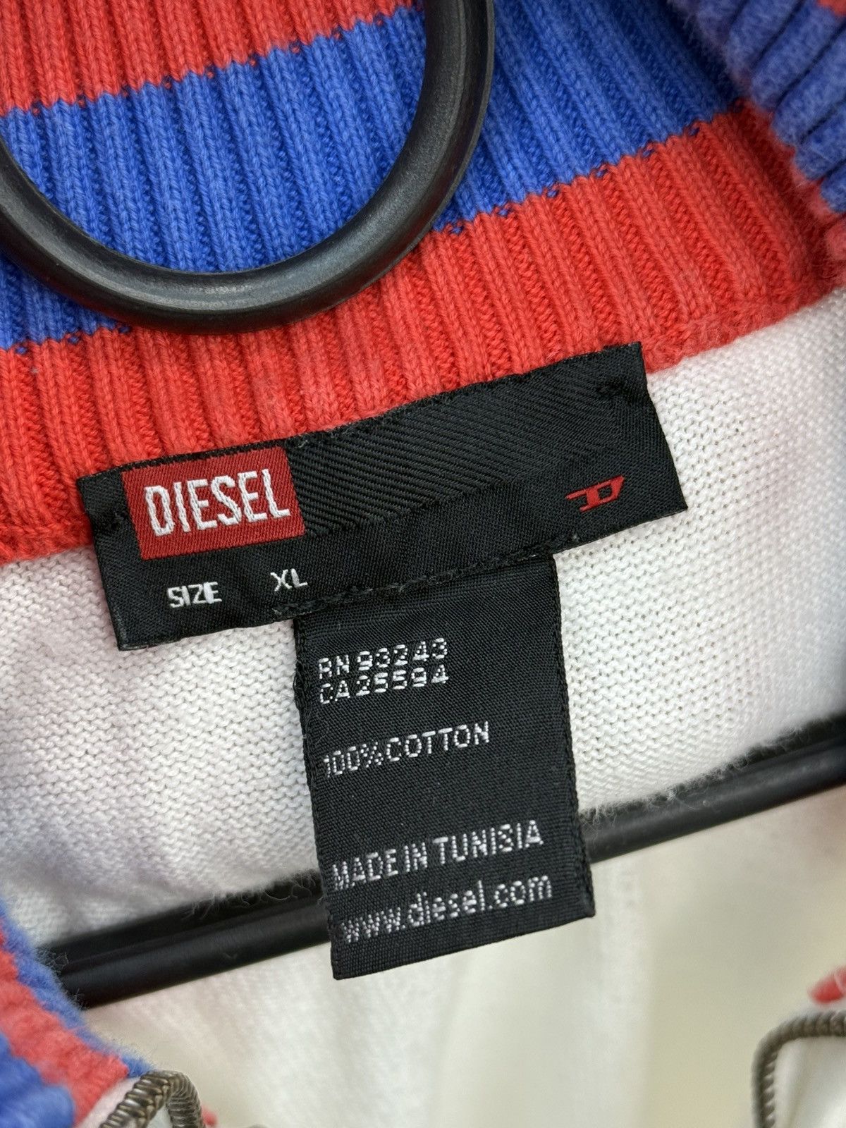 Diesel Vintage 2000's Diesel Y2K Victorius Logo Zip Track Jacket Size US XL / EU 56 / 4 - 6 Thumbnail