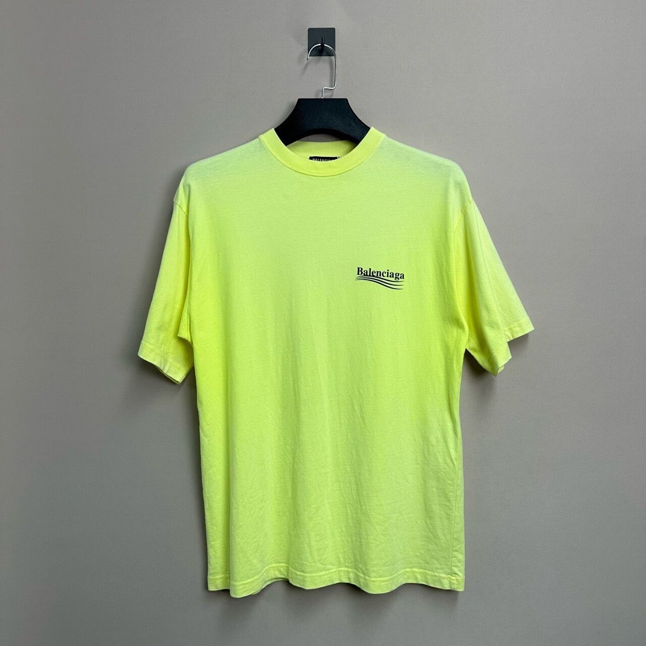 Balenciaga Balenciaga Fluorescent Yellow Short Sleeve Top Size XXS / US 00 / IT 34 - 1 Thumbnail