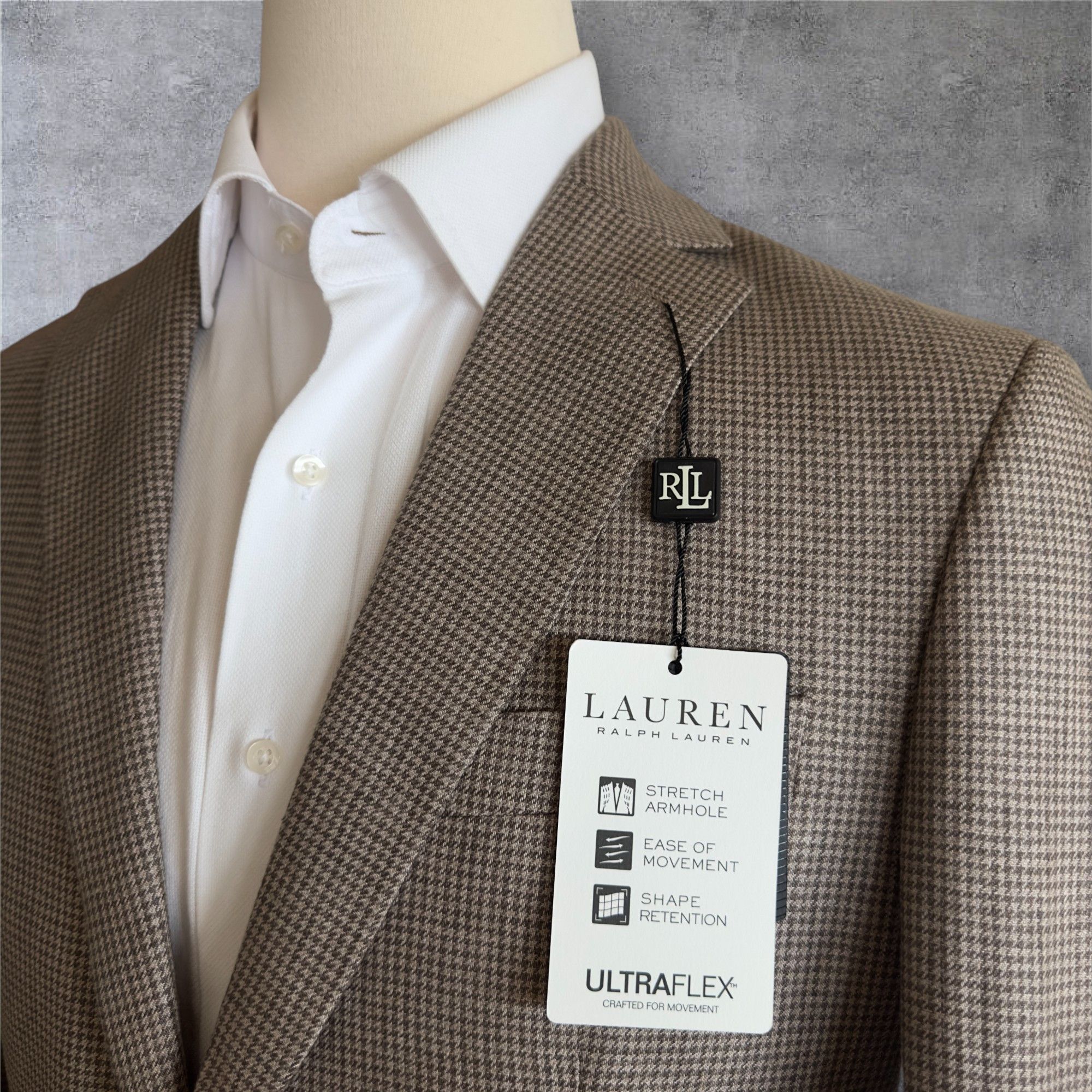 Ralph Lauren RALPH LAUREN Blazer Sport Coat Jacket 38R Linen Plaid Size 40L - 4 Thumbnail
