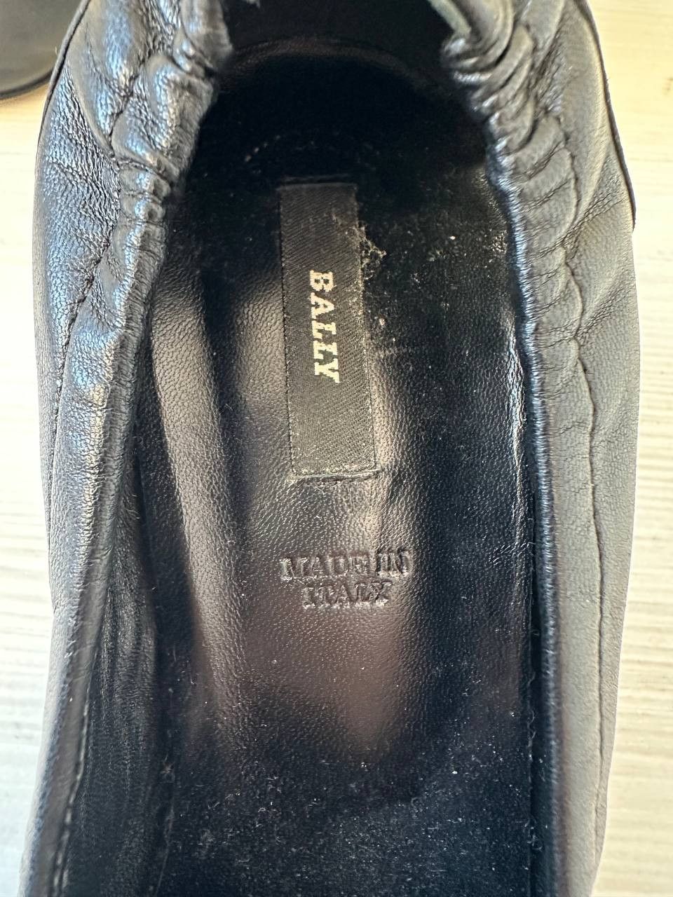 Bally × Leather Bally Black Leather Heeled Loafers Women’s Made in Italy Size US 5.5 / IT 35.5 - 9 Thumbnail