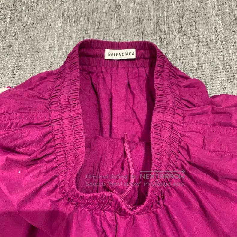 Balenciaga Balenciaga Purple Double Hook Shorts Size US 34 / EU 50 - 8 Thumbnail