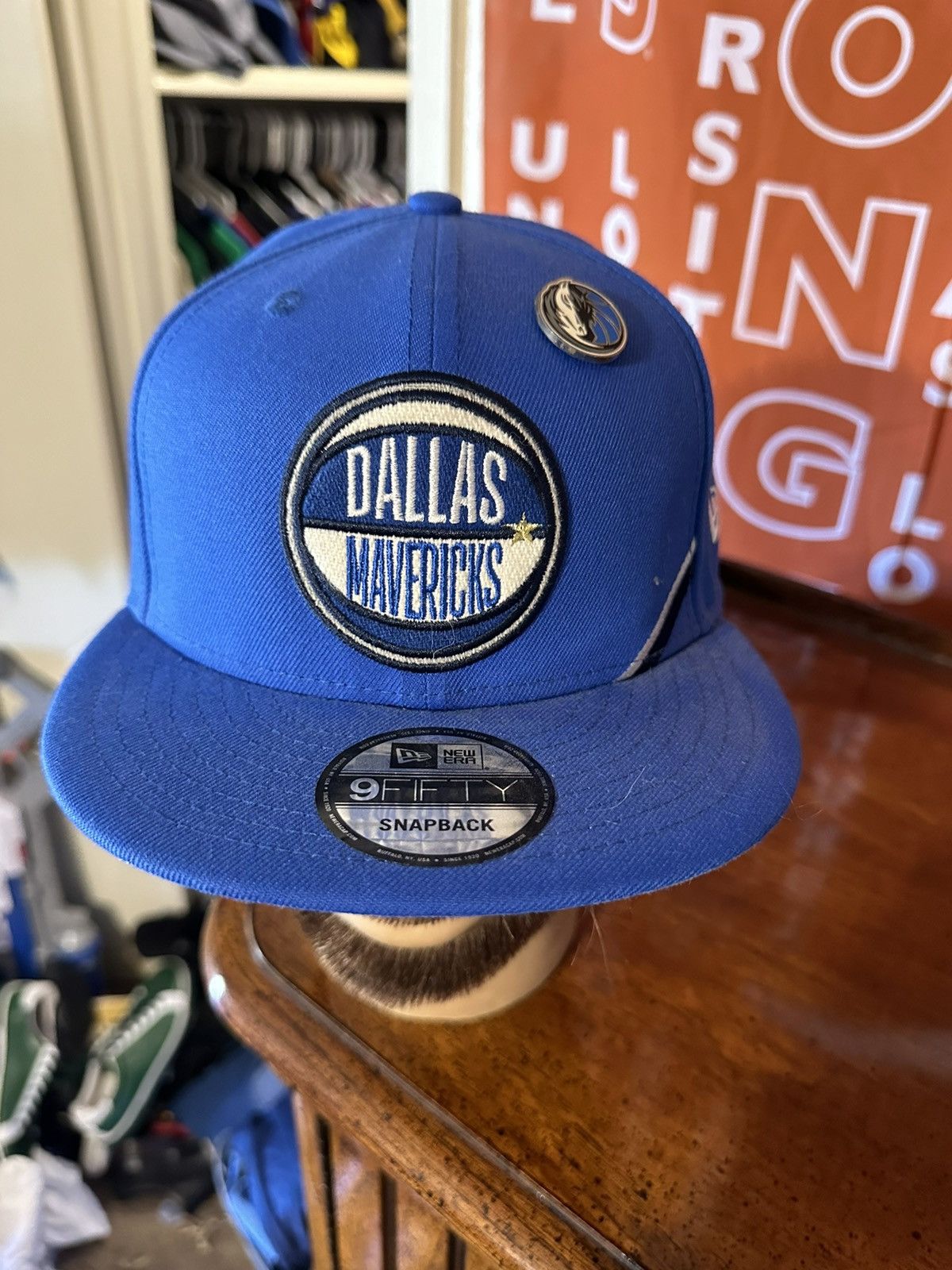 NBA × New Era × Vintage Vintage NBA New Era Dallas Mavericks “triple blue” hat 00s Size ONE SIZE - 2 Thumbnail