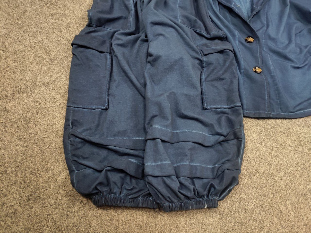 Japanese Brand La Bass Germany Design Blue Cargo Baggy Suit Pants Jacket Size L / US 10 / IT 46 - 6 Thumbnail