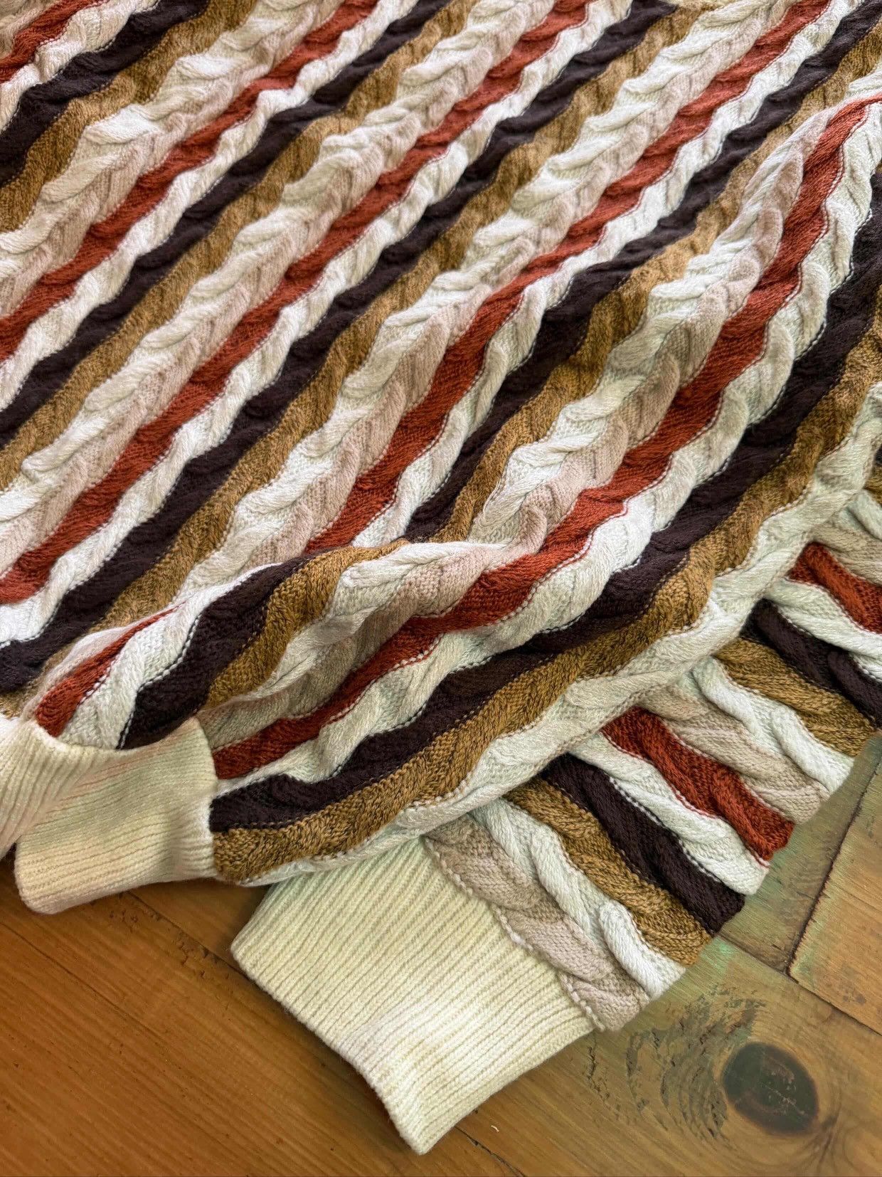 Coogi BEAUTIFUL VINTAGE COOGO CABLE KNIT Size US L / EU 52-54 / 3 - 3 Thumbnail