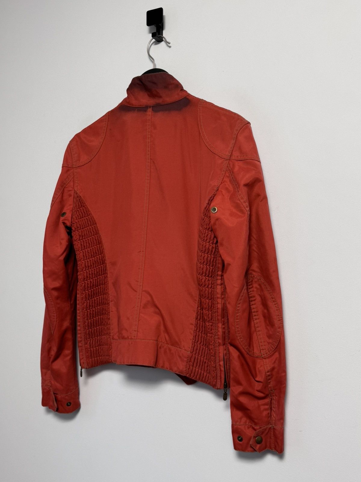 Belstaff × Vintage Belstaff Gold Label Cropped Moto Jacket Ramones Size L / US 10 / IT 46 - 20 Thumbnail