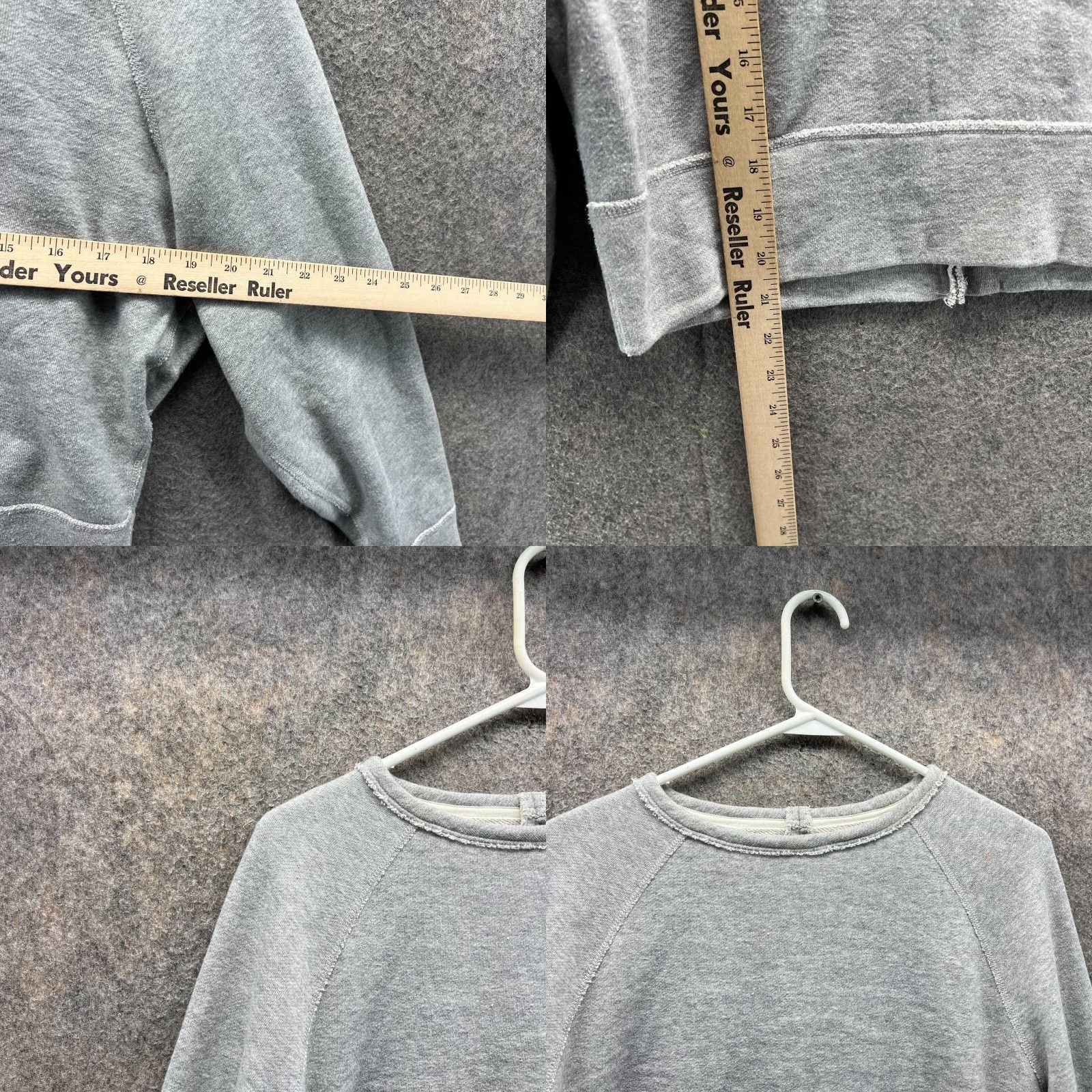 Rag & Bone Rag & Bone Sweater Women Small Gray Pullover Crewneck Cotton Fleece Logo, All Seasons, Regular Fit, Machine Washable, Casual, Formal, Workwear, - 9 Size S / US 4 / IT 40 - 8 Thumbnail