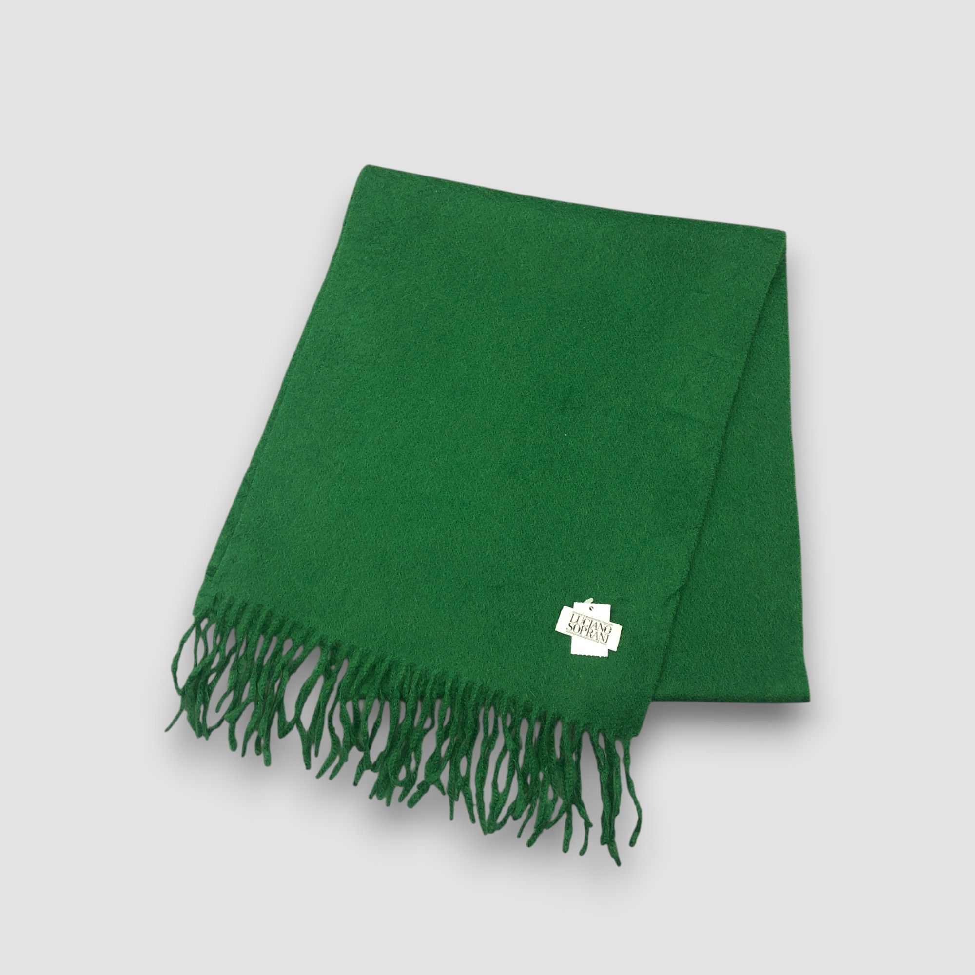 Japanese Brand Vintage Luciano Soprani Scarf Muffler Christmas Wool Size ONE SIZE - 3 Thumbnail