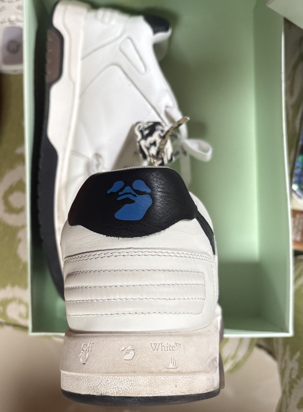 Off-White Off-White Out of Office 'White Black' Size US 11 / EU 44 - 2 Thumbnail