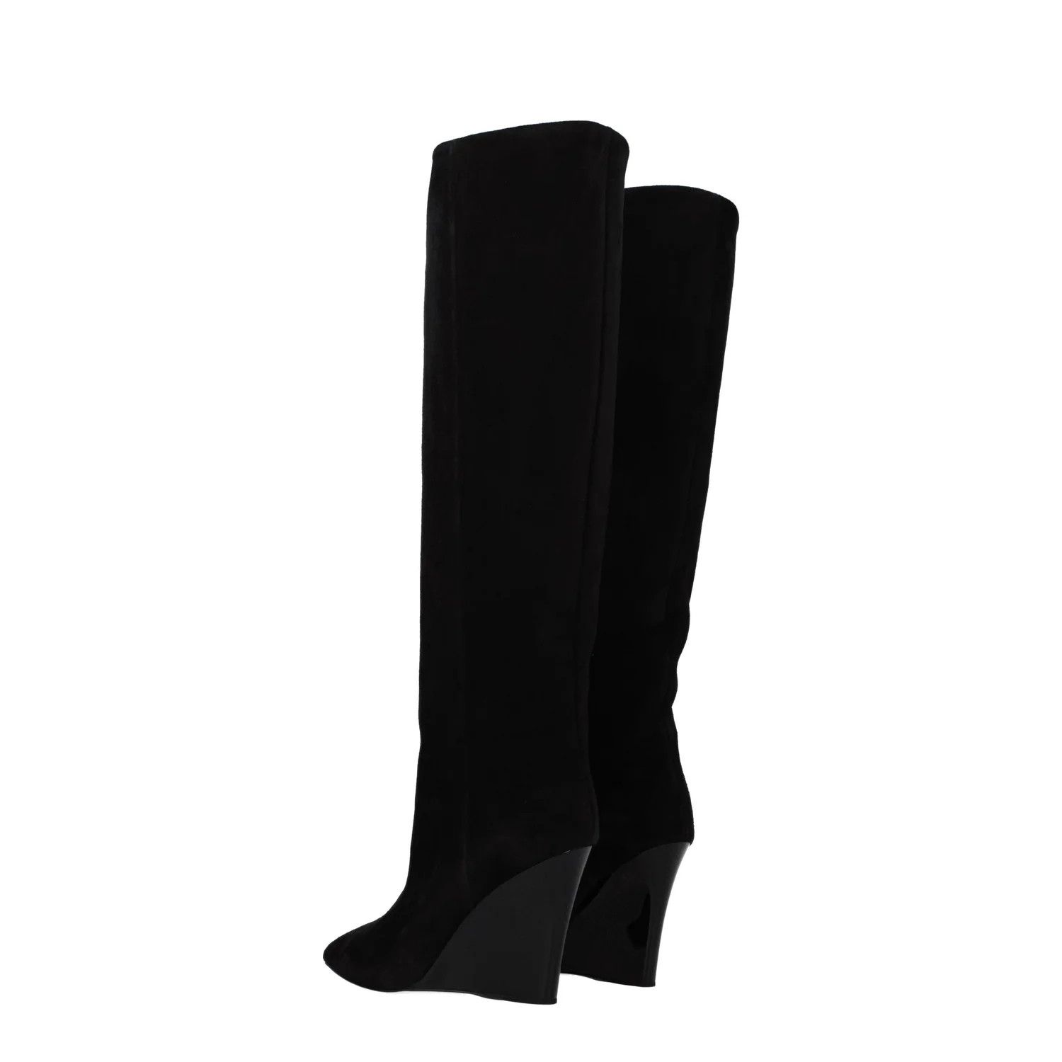 Paris Texas ob1o1e1124 Suede Boots in Black Size US 6 / IT 36 - 4 Thumbnail