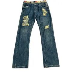 Japanese Brand VIBE two pairs of jeans Size US 33 - 4 Thumbnail